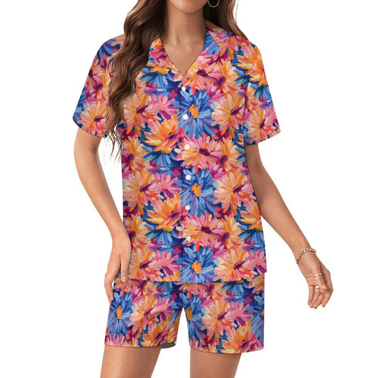 Blossom Beauty Women's Short Pajama Set