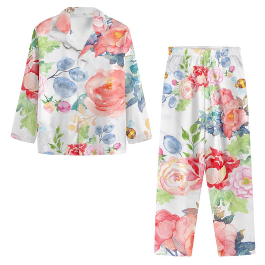 Blooming Beauty Watercolor Pajama Set