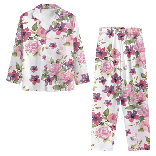 Blooming Elegance Floral Pajama Set